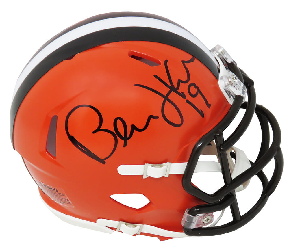 Bernie Kosar Signed Cleveland Browns Riddell Speed Mini Helmet - KOSMIN300 - Bernie Kosar Signed Cleveland Browns Riddell Speed Mini Helmet product image