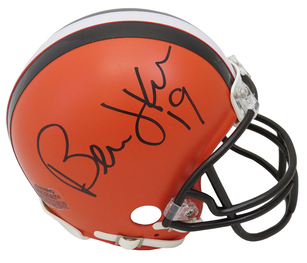 Bernie Kosar Signed Cleveland Browns Riddell Mini Helmet - KOSMIN302 - Bernie Kosar Signed Cleveland Browns Riddell Mini Helmet product image