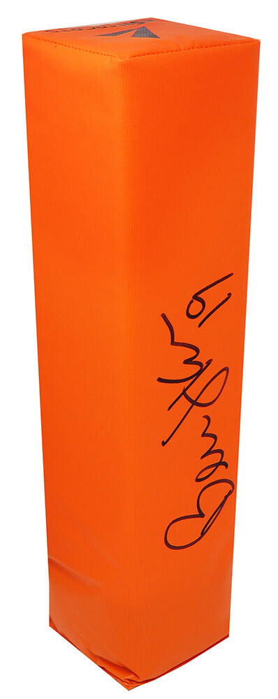 Bernie Kosar Signed Orange Endzone Football Pylon - KOSPYL300 - Bernie Kosar Signed Orange Endzone Football Pylon product image