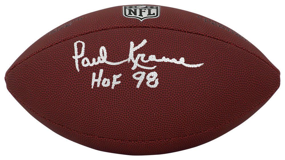 Paul Krause Signed Wilson Limited Full Size NFL Football w/HOF'98 - KRAFTB314 - Paul Krause Signed Wilson Limited Full Size NFL Football w/HOF'98 product image