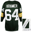 Jerry Kramer Signed Green Throwback Custom Football Jersey w/HOF 2018 - KRAJRY302 - Jerry Kramer Signed Green Throwback Custom Football Jersey w/HOF 2018 product image