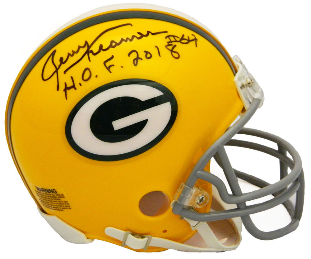 Jerry Kramer Signed Green Bay Packers Throwback Riddell Mini Helmet w/HOF 2018 - KRAMIN304 - Jerry Kramer Signed Green Bay Packers Throwback Riddell Mini Helmet w/HOF 2018 product image