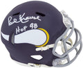 Paul Krause Signed Minnesota Vikings Throwback Riddell Speed Mini Helmet w/HOF'98 - KRAMIN314 - Paul Krause Signed Minnesota Vikings Throwback Riddell Speed Mini Helmet w/HOF'98 product image
