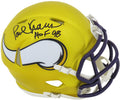 Paul Krause Signed Minnesota Vikings FLASH Riddell Speed Mini Helmet w/HOF'98 - KRAMIN315 - Paul Krause Signed Minnesota Vikings FLASH Riddell Speed Mini Helmet w/HOF'98 product image