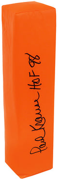 Paul Krause Signed Champro Orange Endzone Football Pylon w/HOF'98 - KRAPYL301 - Paul Krause Signed Champro Orange Endzone Football Pylon w/HOF'98 product image