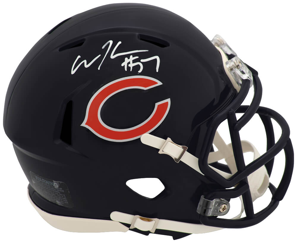 Olin Kreutz Signed Chicago Bears Riddell Speed Mini Helmet - KREMIN300 - Olin Kreutz Signed Chicago Bears Riddell Speed Mini Helmet product image