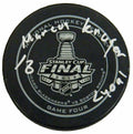 Marcus Kruger Signed (Full Name) Official 2013 Stanley Cup Finals Game Four Hockey Puck w/Goal - KRUPUC404 - Marcus Kruger Signed (Full Name) Official 2013 Stanley Cup Finals Game Four Hockey Puck w/Goal product image