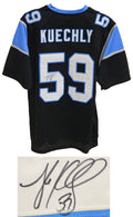 Luke Kuechly Signed Black Custom Football Jersey - KUEJRY300 - Luke Kuechly Signed Black Custom Football Jersey product image