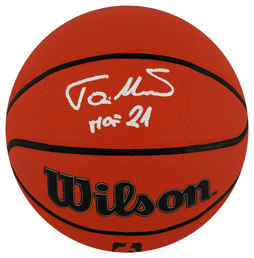 Toni Kukoc Signed Wilson I/O NBA Basketball w/HOF'21 - KUKBSK206 - Toni Kukoc Signed Wilson I/O NBA Basketball w/HOF'21 product image