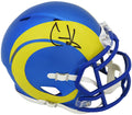 Cooper Kupp Signed Los Angeles Rams Riddell Speed Mini Helmet (Fanatics) - KUPMIN300 - Cooper Kupp Signed Los Angeles Rams Riddell Speed Mini Helmet (Fanatics) product image
