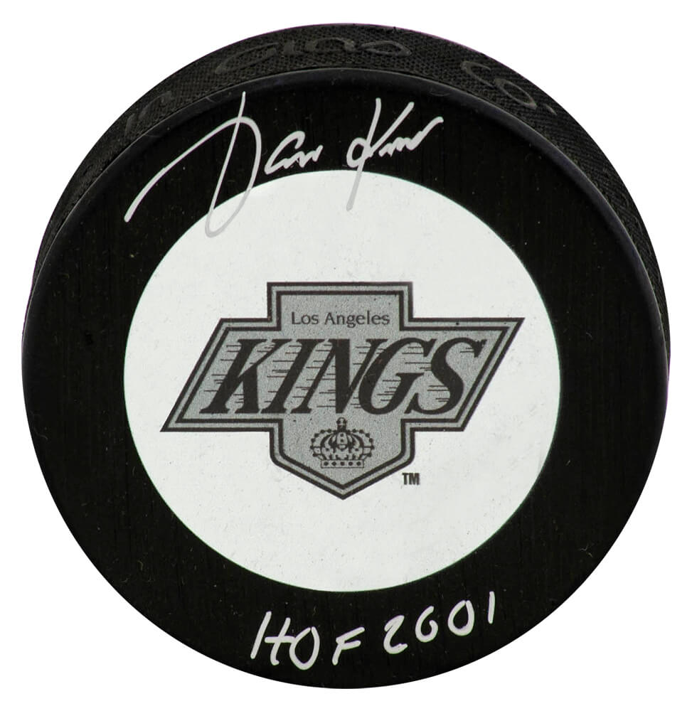 Jari Kurri Signed Los Angeles King Logo Hockey Puck w/HOF'01 - KURPUC405 - Jari Kurri Signed Los Angeles King Logo Hockey Puck w/HOF'01 product image