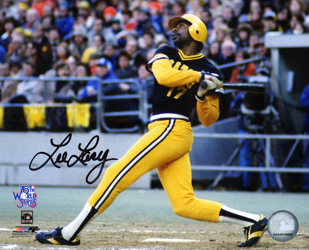 Lee Lacy Signed Pittsburgh Pirates World Series Batting 8x10 Photo - LAC08P100TW - Lee Lacy Signed Pittsburgh Pirates World Series Batting 8x10 Photo product image
