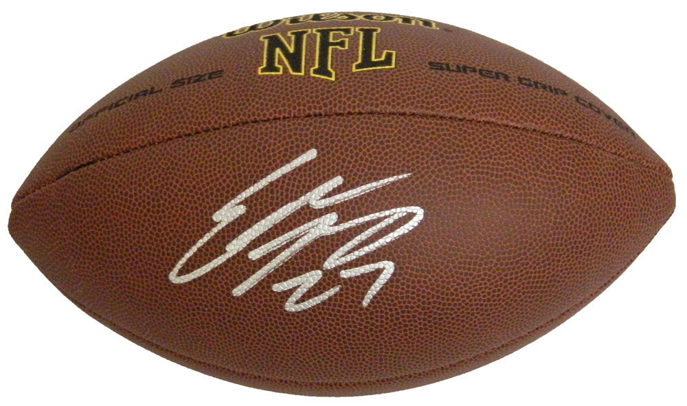 Eddie Lacy Signed Wilson Super Grip Full-Size Football - LACFTB300 - Eddie Lacy Signed Wilson Super Grip Full-Size Football product image