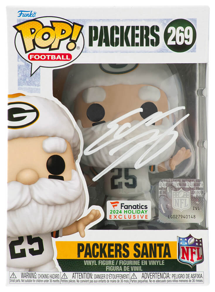 Eddie Lacy Signed Green Bay Packers SANTA Funko Pop Doll #269 - LACFUN300 - Eddie Lacy Signed Green Bay Packers SANTA Funko Pop Doll #269 product image