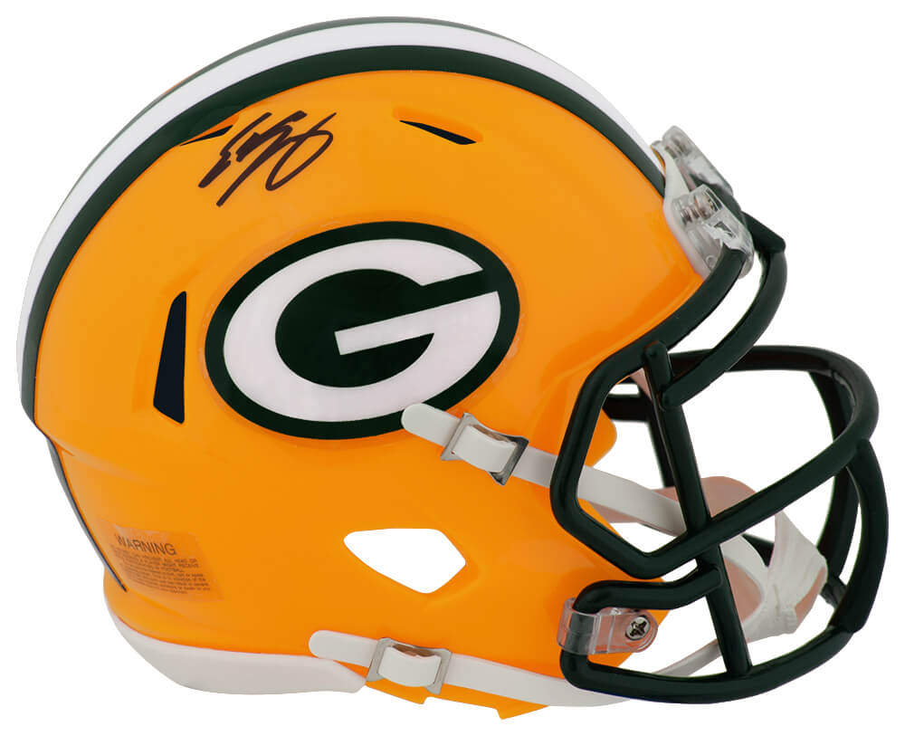Eddie Lacy Signed Green Bay Packers Riddell Speed Mini Helmet - LACMIN301 - Eddie Lacy Signed Green Bay Packers Riddell Speed Mini Helmet product image