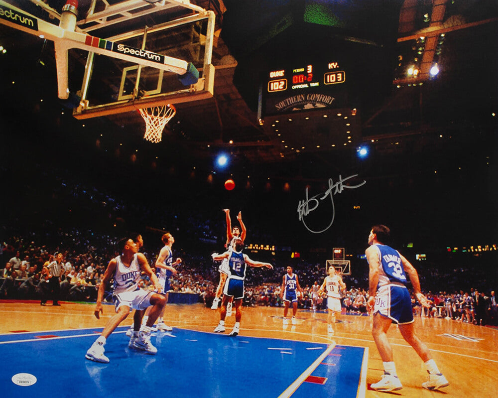 Christian Laettner Signed Duke The Shot Image 16x20 Photo - (JSA) - LAE16P205MYS - Christian Laettner Signed Duke The Shot Image 16x20 Photo - (JSA) product image