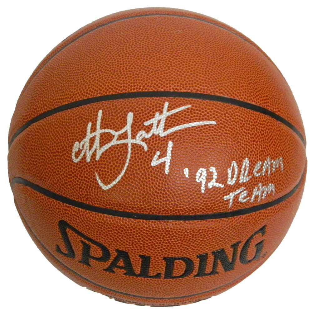 Christian Laettner Signed Spalding Indoor/Outdoor Basketball w/92 Dream Team - LAEBSK201 - Christian Laettner Signed Spalding Indoor/Outdoor Basketball w/92 Dream Team product image