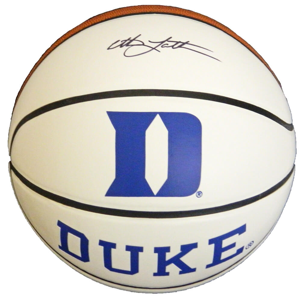 Christian Laettner Signed Duke Blue Devils Baden White Logo Basketball - LAEBSK206 - Christian Laettner Signed Duke Blue Devils Baden White Logo Basketball product image