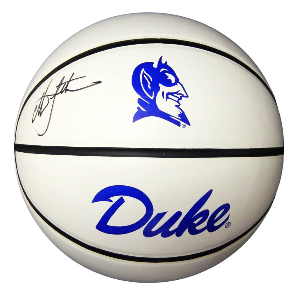 Christian Laettner Signed Duke Blue Devils White Logo Basketball (JSA) - LAEBSK208 - Christian Laettner Signed Duke Blue Devils White Logo Basketball (JSA) product image