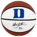 Christian Laettner Signed Duke Blue Devils Logo Brands White Logo Basketball - LAEBSK216 - Christian Laettner Signed Duke Blue Devils Logo Brands White Logo Basketball product image