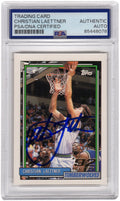 Christian Laettner Signed Timberwolves 1992-93 Topps Rookie Basketball Card #334 - (PSA Encapsulated) - LAECAR205 - Christian Laettner Signed Timberwolves 1992-93 Topps Rookie Basketball Card #334 - (PSA Encapsulated) product image