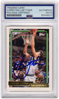 Christian Laettner Signed Timberwolves 1992-93 Topps GOLD Rookie Basketball Card #334 - (PSA Encapsulated) - LAECAR206 - Christian Laettner Signed Timberwolves 1992-93 Topps GOLD Rookie Basketball Card #334 - (PSA Encapsulated) product image