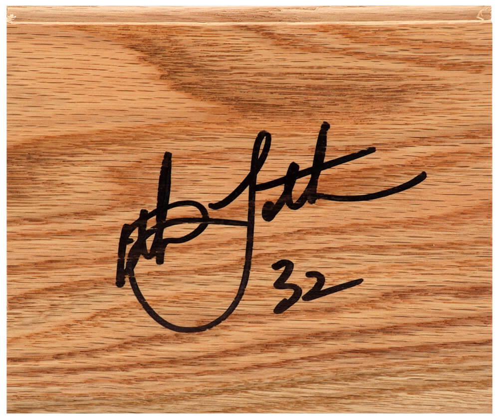 Christian Laettner Signed 5x6 Floor Piece - LAEFLO200 - Christian Laettner Signed 5x6 Floor Piece product image