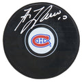 Guy Lafleur Signed Montreal Canadiens Logo Hockey Puck - LAFPUC410 - Guy Lafleur Signed Montreal Canadiens Logo Hockey Puck product image