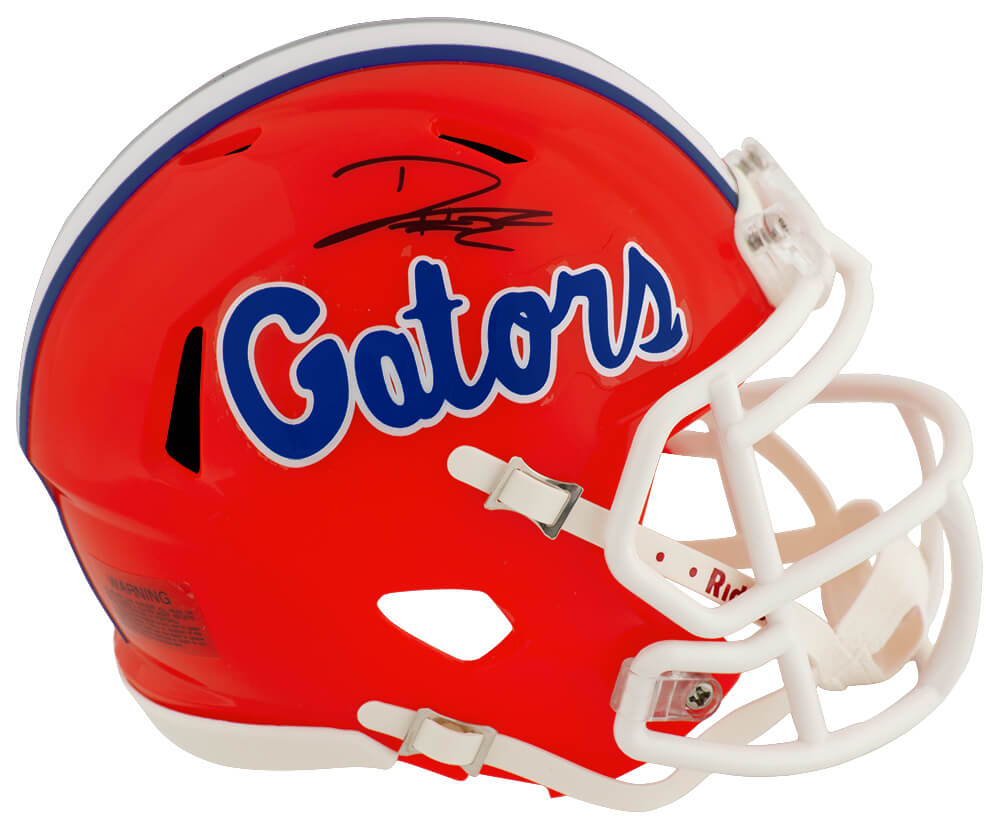 DJ Lagway Signed Florida Gators Orange Riddell Speed Mini Helmet - LAGMIN300 - DJ Lagway Signed Florida Gators Orange Riddell Speed Mini Helmet product image