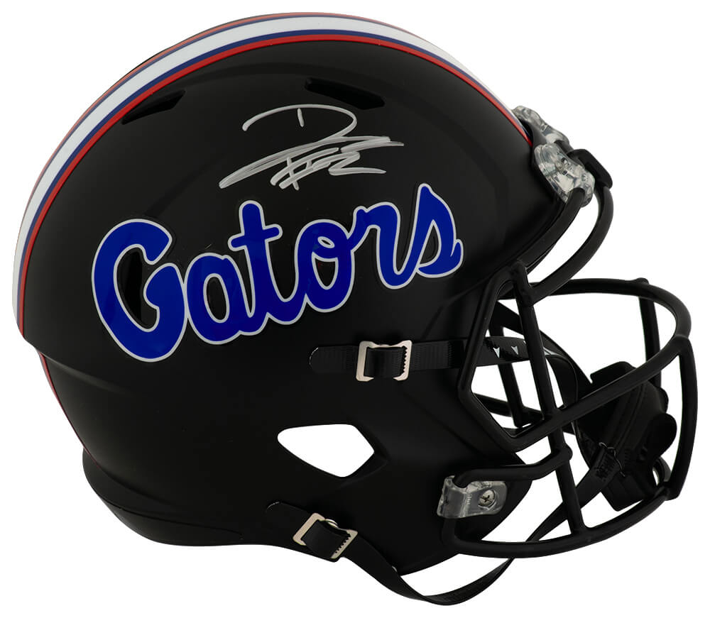 DJ Lagway Signed Florida Gators Black Riddell Full Size Speed Replica Helmet - LAGREP301 - DJ Lagway Signed Florida Gators Black Riddell Full Size Speed Replica Helmet product image