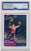 Bill Laimbeer Signed Cavaliers 1981 Topps Rookie Basketball Trading Card #74W - (PSA / Auto Grade 9) - LAICAR201 - Bill Laimbeer Signed Cavaliers 1981 Topps Rookie Basketball Trading Card #74W - (PSA / Auto Grade 9) product image
