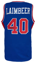 Bill Laimbeer Signed Blue Custom Basketball Jersey - LAIJRY200 - Bill Laimbeer Signed Blue Custom Basketball Jersey product image