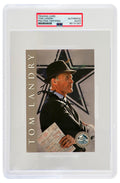 Tom Landry Signed Pro Football Hall of Fame Signature Series 4x6 Card - (PSA Encapsulated) - LANCAR320 - Tom Landry Signed Pro Football Hall of Fame Signature Series 4x6 Card - (PSA Encapsulated) product image