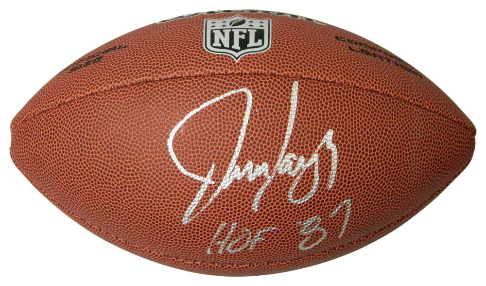 Jim Langer Signed Wilson Limited Full Size NFL Football w/HOF'87 - LANFTB300 - Jim Langer Signed Wilson Limited Full Size NFL Football w/HOF'87 product image