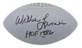 Willie Lanier Signed Wilson MVP Silver Full Size Football w/HOF'86 - LANFTB322 - Willie Lanier Signed Wilson MVP Silver Full Size Football w/HOF'86 product image