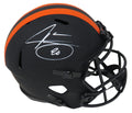 Jarvis Landry Signed Cleveland Browns Eclipse Black Matte Riddell Full Size Speed Replica Helmet - LANREP301 - Jarvis Landry Signed Cleveland Browns Eclipse Black Matte Riddell Full Size Speed Replica Helmet product image