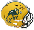 Trey Lance Signed North Dakota State Bison Yellow Riddell Full Size Speed Replica Helmet (Beckett) - LANREP310 - Trey Lance Signed North Dakota State Bison Yellow Riddell Full Size Speed Replica Helmet (Beckett) product image