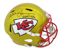 Willie Lanier Signed Kansas City Chiefs FLASH Riddell Full Size Speed Replica Helmet w/HOF'86 - LANREP321 - Willie Lanier Signed Kansas City Chiefs FLASH Riddell Full Size Speed Replica Helmet w/HOF'86 product image