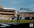 Steve Largent Signed Seahawks Touchdown  8x10 Photo w/HOF'95 - LAR08P300 - Steve Largent Signed Seahawks Touchdown 8x10 Photo w/HOF'95 product image