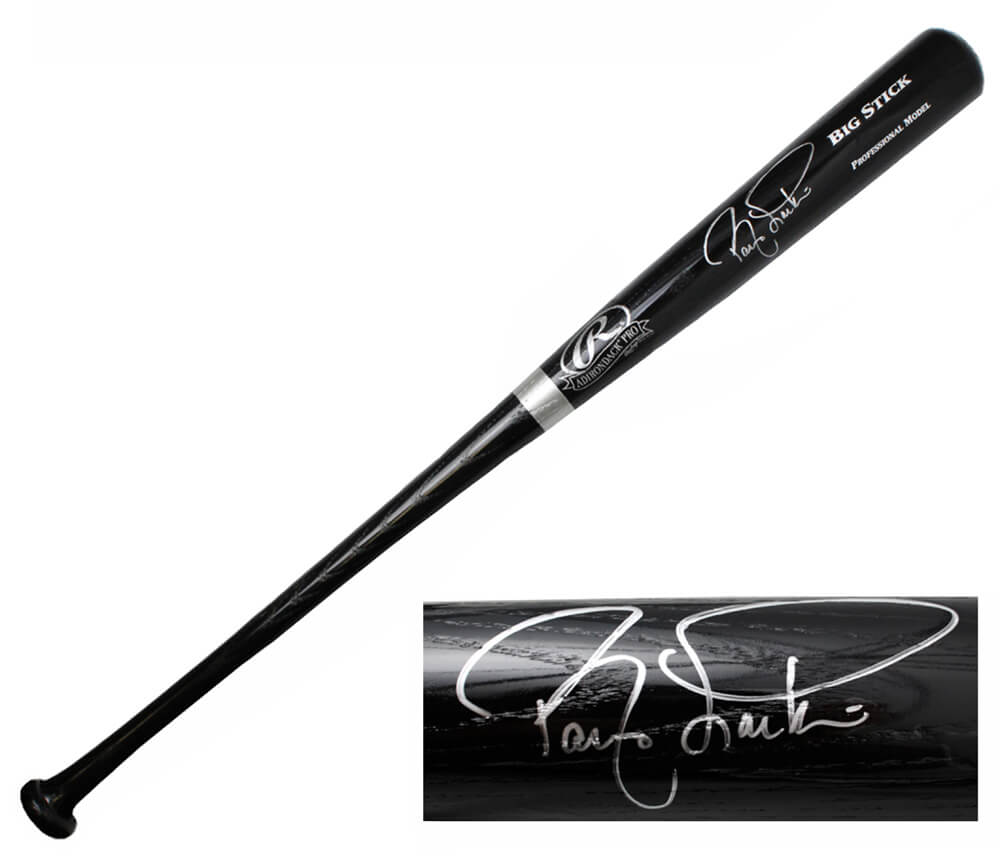 Barry Larkin Signed Rawlings Big Stick Black Baseball Bat - LARBAT100 - Barry Larkin Signed Rawlings Big Stick Black Baseball Bat product image