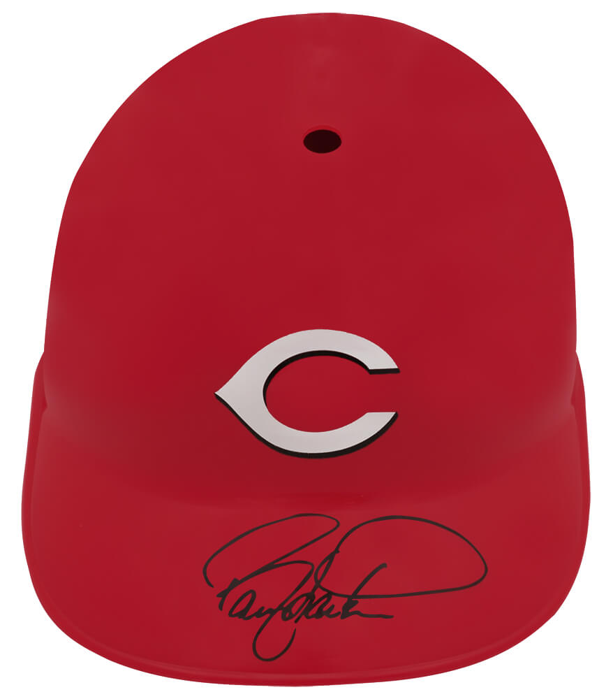 Barry Larkin Signed Cincinnati Reds Souvenir Replica Batting Helmet - LARBTH101 - Barry Larkin Signed Cincinnati Reds Souvenir Replica Batting Helmet product image