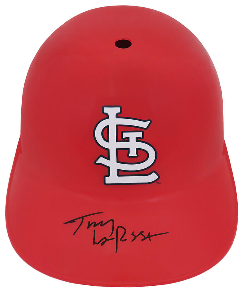 Tony LaRussa Signed St. Louis Cardinals Replica Souvenir Batting Helmet - LARBTH112 - Tony LaRussa Signed St. Louis Cardinals Replica Souvenir Batting Helmet product image