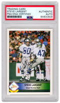 Steve Largent Signed Seattle Seahawks 1992 Pacific Football Trading Card - (PSA/DNA Encapsulated) - LARCAR305 - Steve Largent Signed Seattle Seahawks 1992 Pacific Football Trading Card - (PSA/DNA Encapsulated) product image
