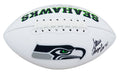 Steve Largent Signed Seattle Seahawks White Logo Football w/HOF'95 - LARFTB313 - Steve Largent Signed Seattle Seahawks White Logo Football w/HOF'95 product image