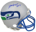 Steve Largent Signed Seahawks T/B Riddell Mini Helmet w/HOF'95 - LARMIN300 - Steve Largent Signed Seahawks T/B Riddell Mini Helmet w/HOF'95 product image