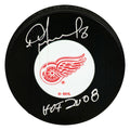 Igor Larionov Signed Detroit Red Wings Logo Hockey Puck w/HOF 2008 - LARPUC410 - Igor Larionov Signed Detroit Red Wings Logo Hockey Puck w/HOF 2008 product image