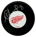 Igor Larionov Signed Detroit Red Wings Logo Hockey Puck - LARPUC412 - Igor Larionov Signed Detroit Red Wings Logo Hockey Puck product image