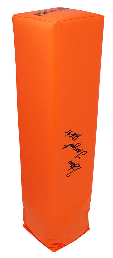 Steve Largent Signed Orange Endzone Football Pylon w/HOF'95 - LARPYL300 - Steve Largent Signed Orange Endzone Football Pylon w/HOF'95 product image