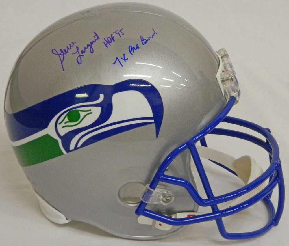 Steve Largent Signed Seahawks T/B Riddell F/S Replica Helmet w/HOF'95 & 7x Probowl - PSA/DNA - LARREP301 - Steve Largent Signed Seahawks T/B Riddell F/S Replica Helmet w/HOF'95 & 7x Probowl - PSA/DNA product image