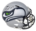 Steve Largent Signed Seattle Seahawks AMP Riddell Full Size Speed Replica Helmet w/HOF'95 - LARREP307 - Steve Largent Signed Seattle Seahawks AMP Riddell Full Size Speed Replica Helmet w/HOF'95 product image
